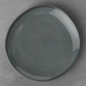 Piatto dessert Lave Villeroy & Boch in terracotta grigia 23 cm