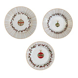 PALAIS ROYAL Servizio Tavola Piatti Natalizi Set 18 Pezzi Xmas Glow Porcellana