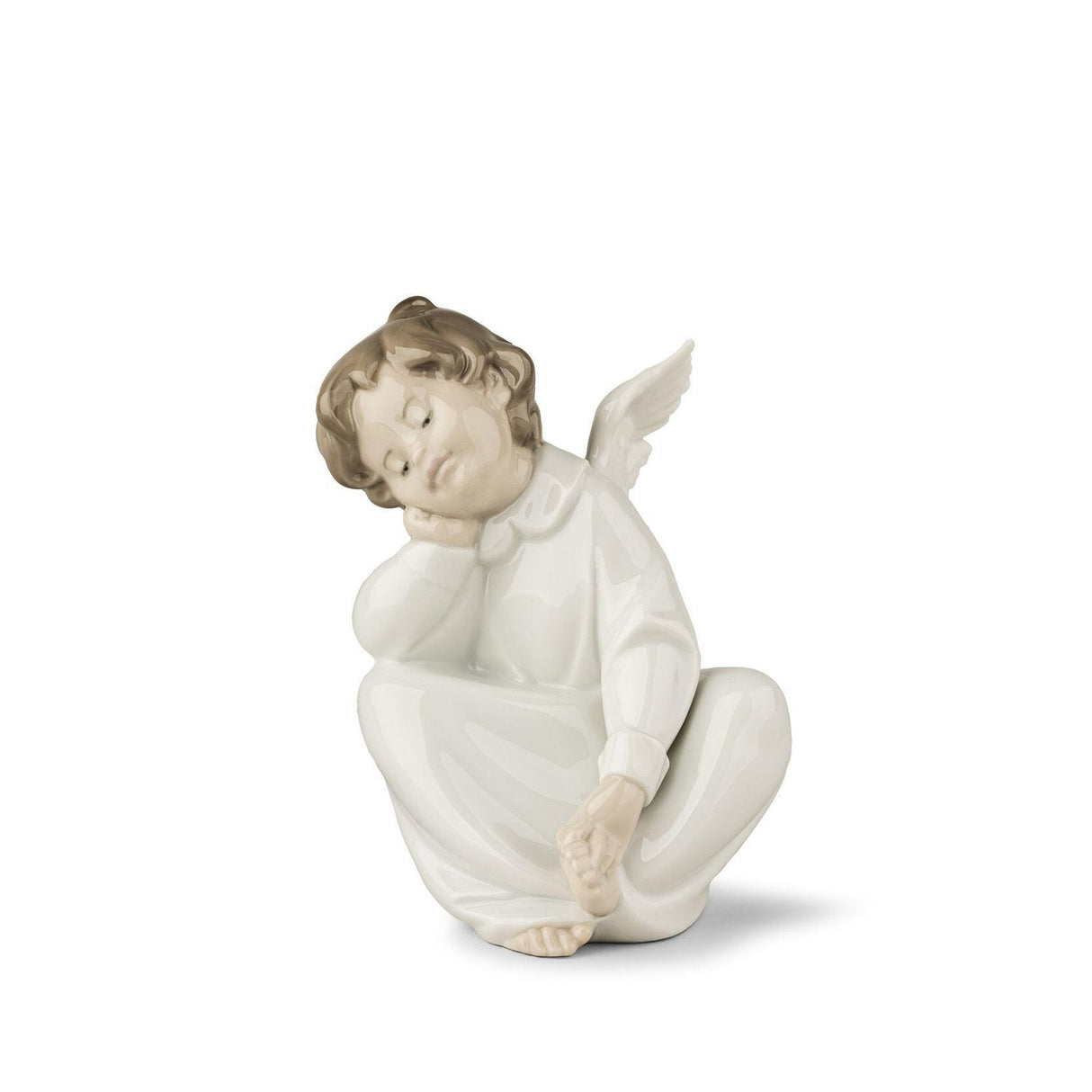 LLADRO' Figurina Angioletto 15x12cm Porcellana