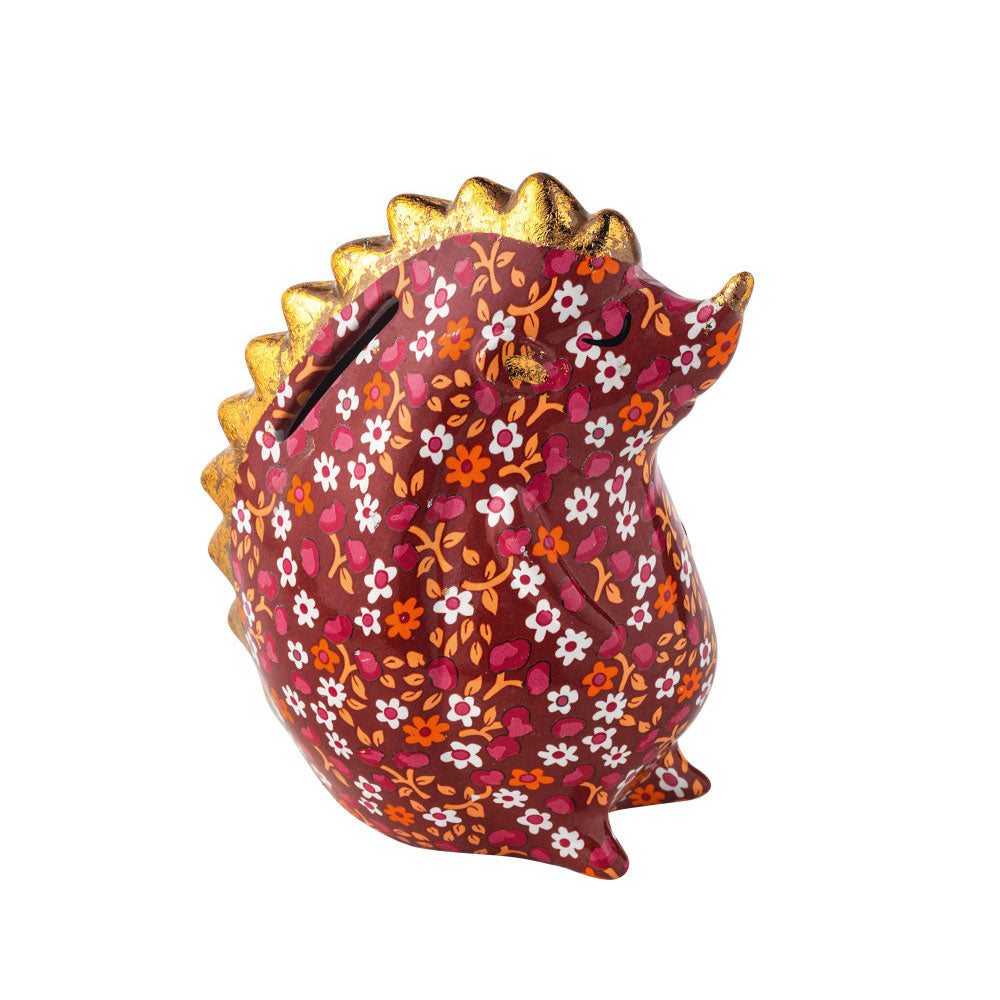 BRANDANI Salvadanaio Riccio 12x13cm Dolomite Multicolore