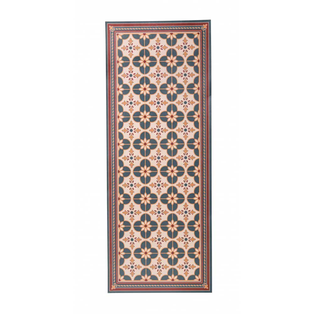 BRANDANI - Expanded PVC Flower Carpet 150x58cm 52988