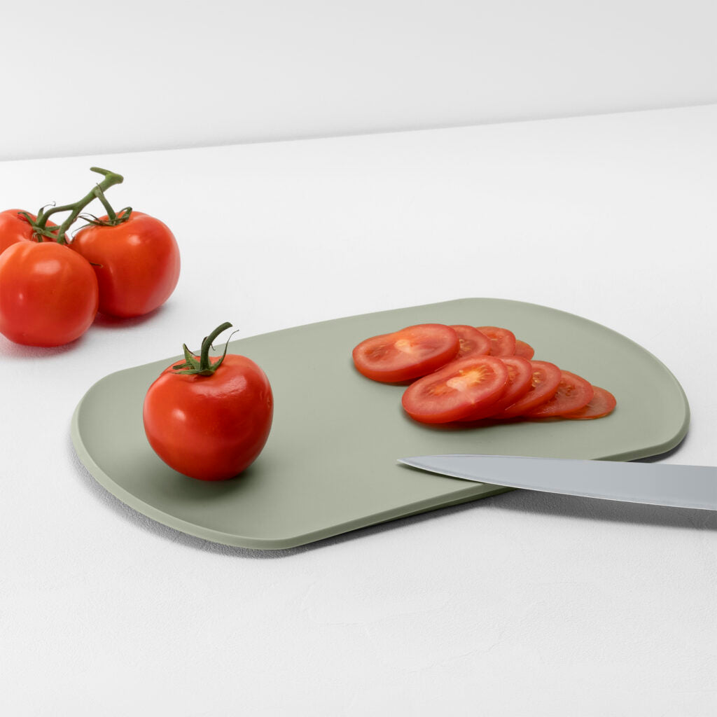 BLIM PLUS Tagliere Skateboard 32x22,5cm Forest Medium Verde Made in Italy 100% Riciclabile