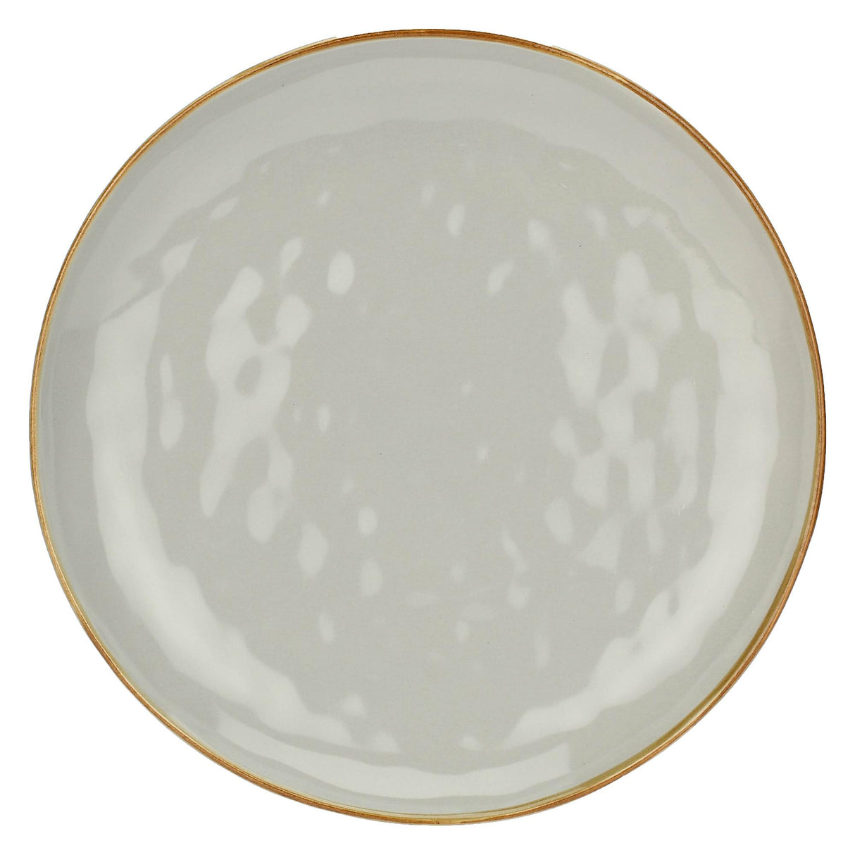 ROSE &amp; TULIPS Concerto Tray Plate Pearl Gray 32cm Stoneware