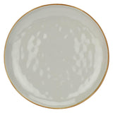 ROSE &amp; TULIPS Concerto Tray Plate Pearl Gray 32cm Stoneware