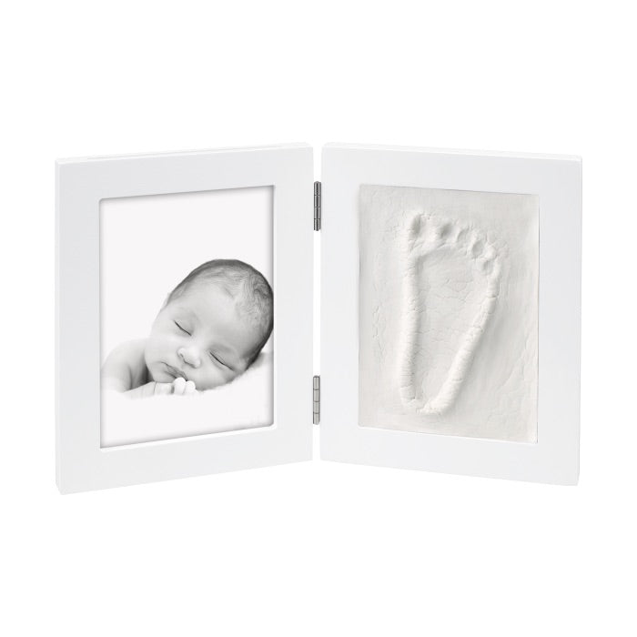 MASCAGNI CASA Portafoto Cornice Bimbo con Impronta 10x15cm Bianco
