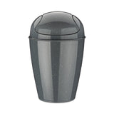 KOZIOL Small Bathroom Waste Paper Bin DEL XS 24cm 2L Gray 100% Recycled Plastic