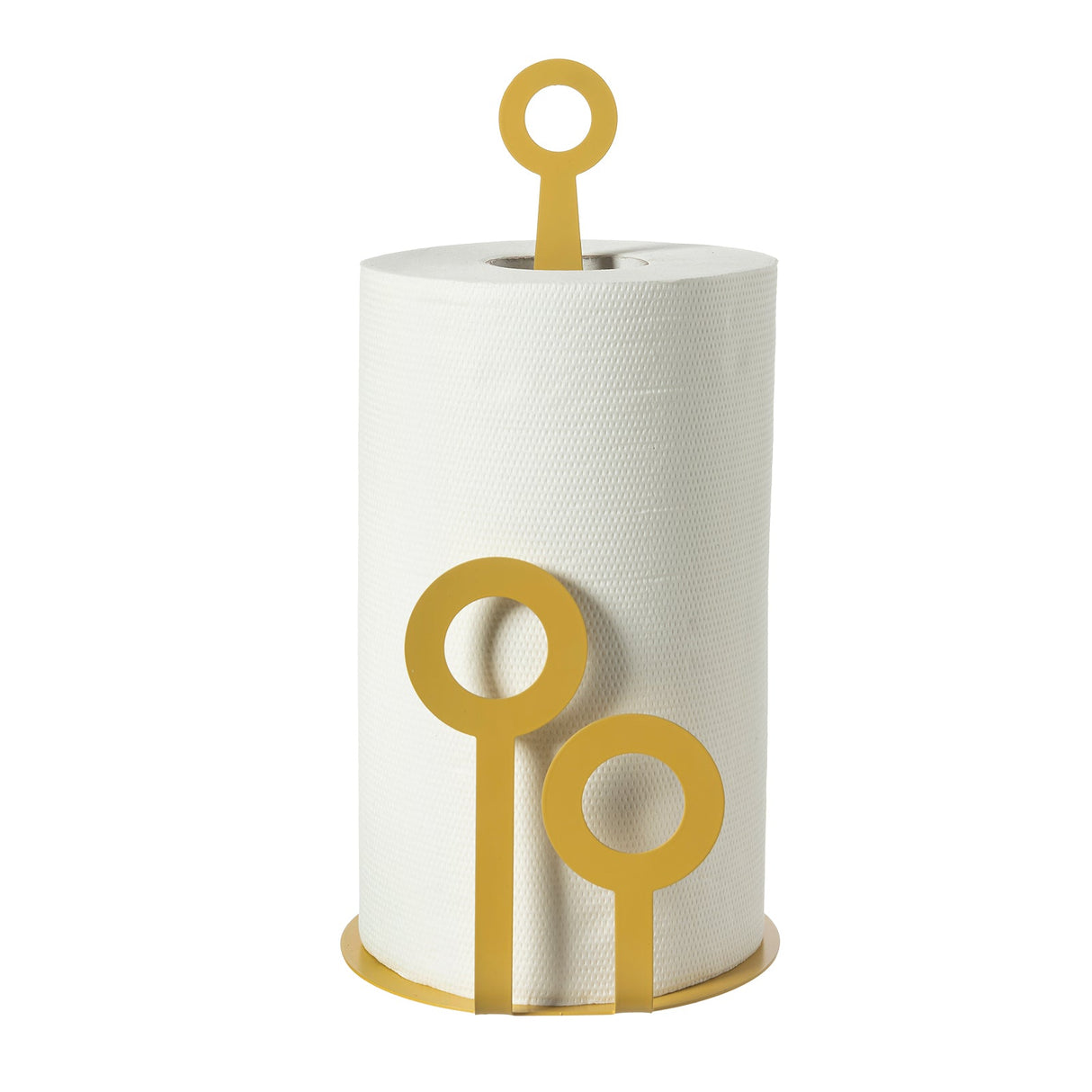 ARTI & MESTIERI Porta Rotoli da Cucina Bollicine Ocra 30x15cm