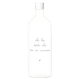 SIMPLE DAY Bottiglia in Vetro Chi ha Detto che Non So Cucinare 1,4 Litri Vetro Borosilicato