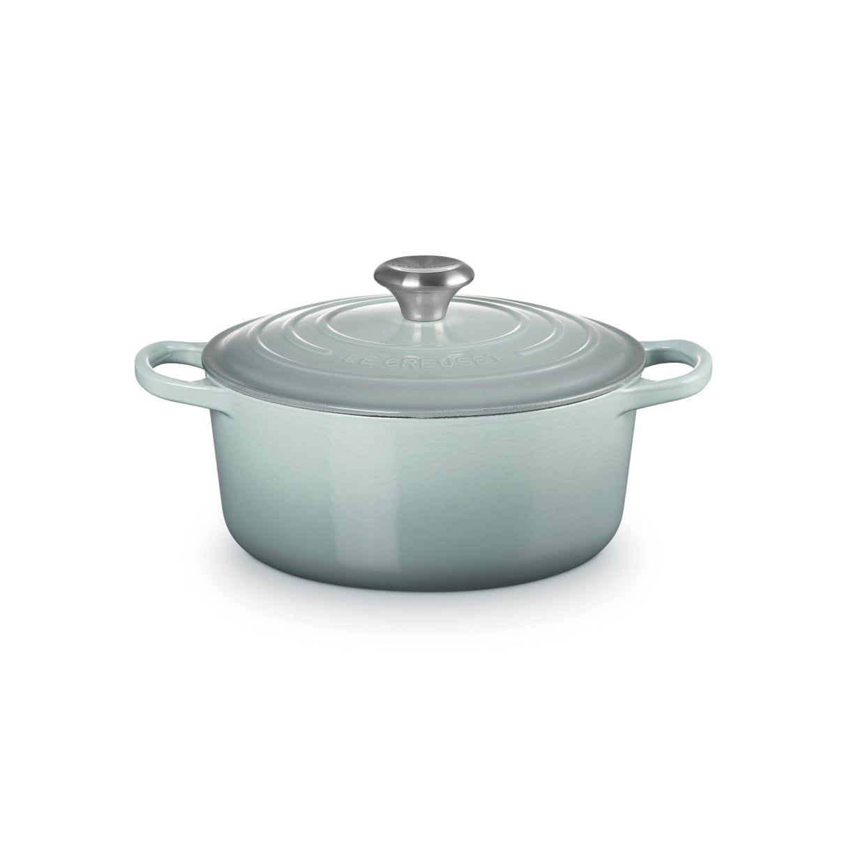 LE CREUSET Cocotte Rotonda Evolution 26cm Salvia Ghisa Vetrificata