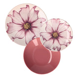 ROSE & TULIPANI  Cosmea Servizio Tavola Set Piatti 18 Pezzi Stoneware