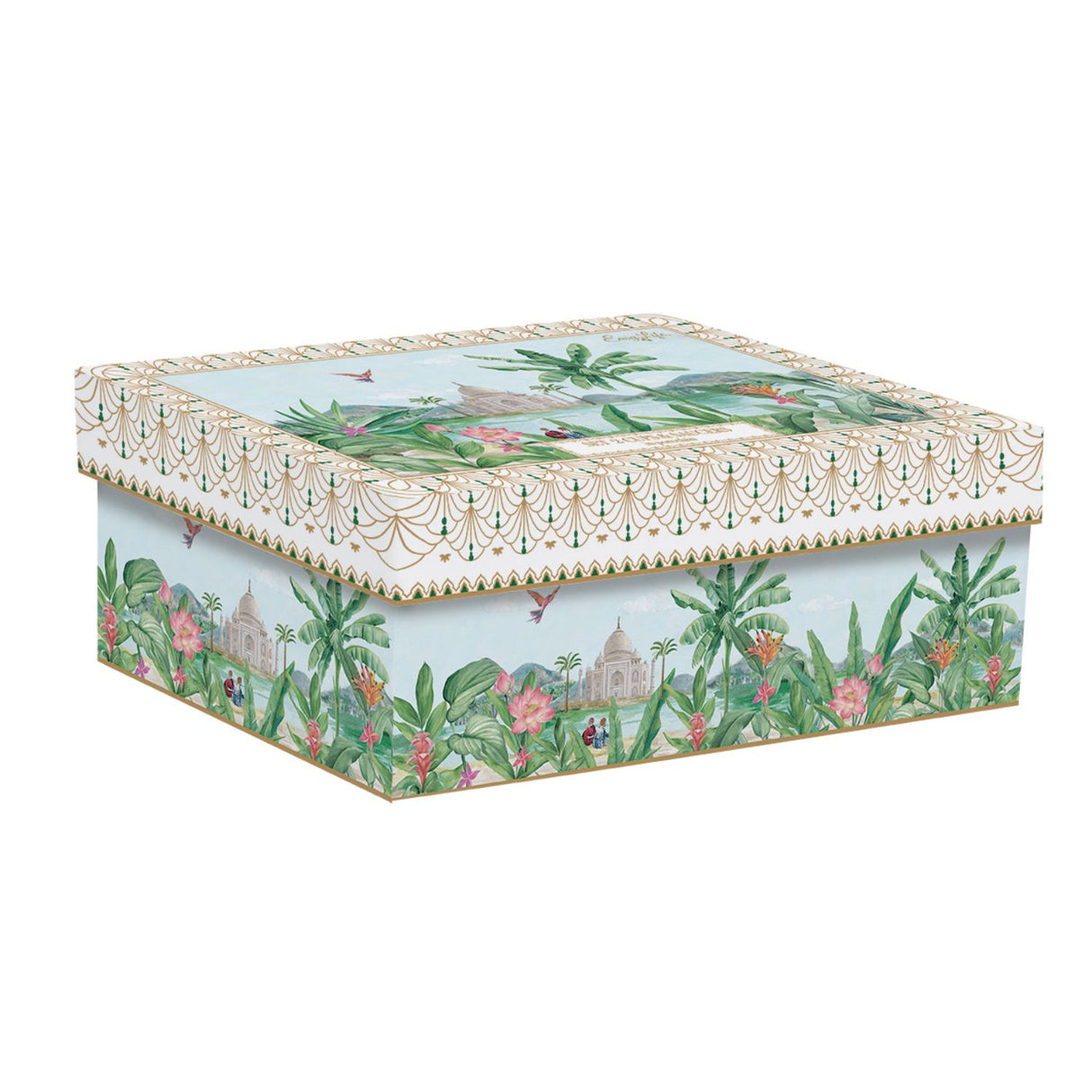 EASY LIFE Paradise Sauvage Set 2 Pieces Tea Cups with Saucer 240ml Porcelain