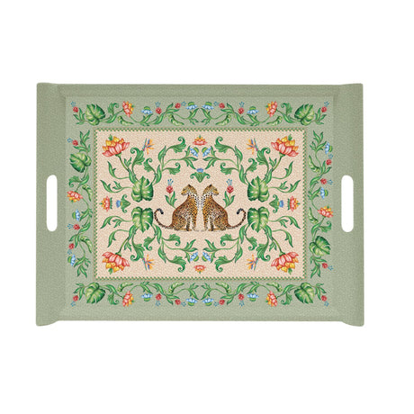 EASY LIFE Jungle Vibes Vassoio con Manici 52x37cm Melamina