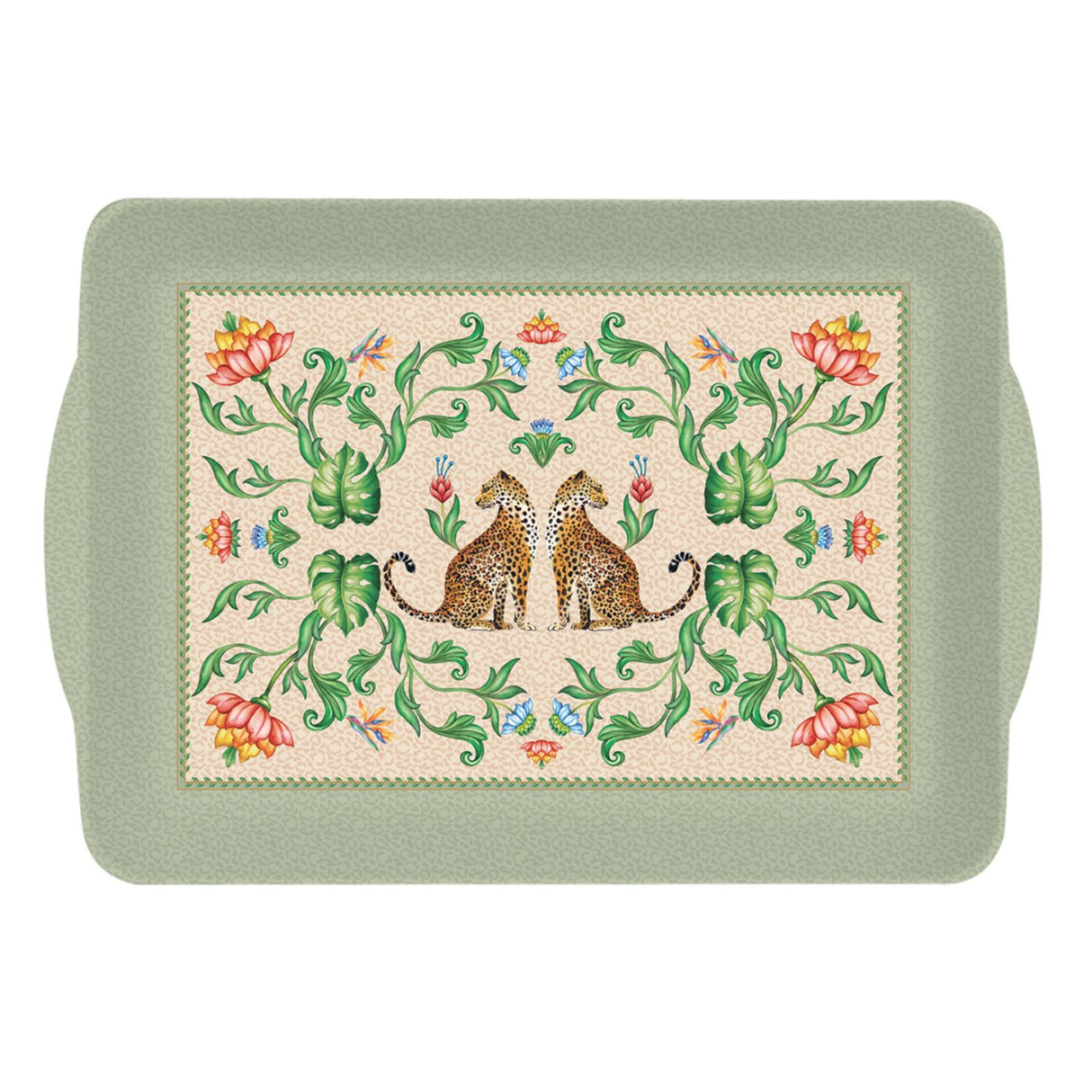 EASY LIFE Jungle Vibes Vassoio con Manici 46x32cm Melamina