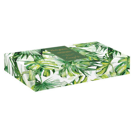 EASY LIFE Leaves Ciotola Coppa Foglia 30x13cm Porcellana Bianco