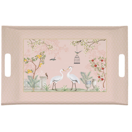 EASY LIFE Jardin De Reves Vassoio con Manici 54x35cm Melamina