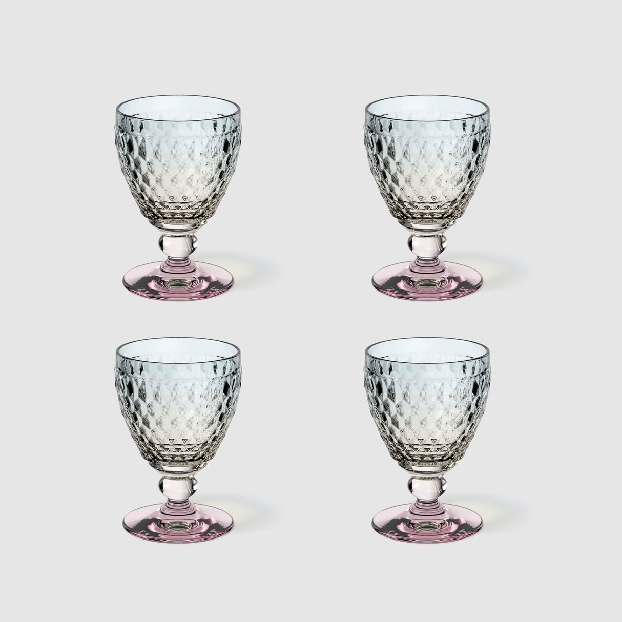 VILLEROY & BOCH Boston Pearl Bicchiere Calice Vino Bianco Set 4 Pezzi 125ml Cristallo