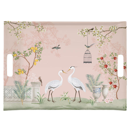 EASY LIFE Jardin De Reves Vassoio con Manici 38x27cm Melamina