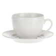 LA PORCELLANA BIANCA Collina Tazza Te con Piattino 350ml Bianco Porcellana