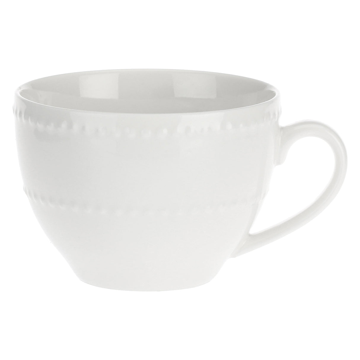 LA PORCELLANA BIANCA Collina Tazza Te con Piattino 350ml Bianco Porcellana