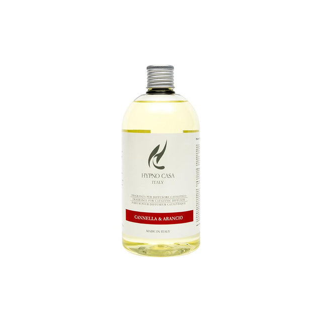 HYPNO CASA Ricarica Refill per Lampada Catalitica 500ml Cannella e Arancio