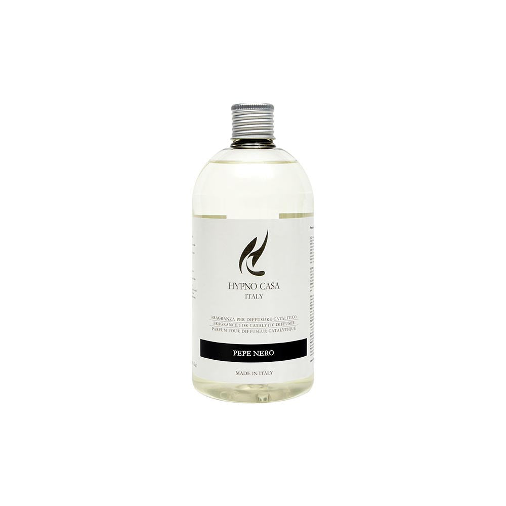 HYPNO CASA Ricarica Refill per Lampada Catalitica 500ml Pepe Nero