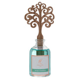 HYPNO CASA Diffusore con Bastoncini Sagoma Albero della Vita 50ml Acqua Marina