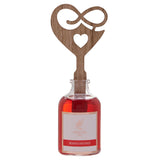 HYPNO CASA Diffusore con Bastoncini Sagoma Cuore 50ml Rosso Divino
