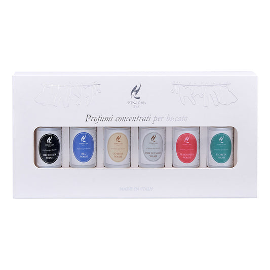 HYPNO CASA Scatola 6 Pezzi Profumi Bucato Misti 20ml
