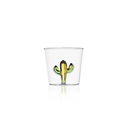 ICHENDORF Desert Plants Cactus Set 6 Pezzi Tumbler Bicchieri 8,5cm 350ml Vetro Borosilicato