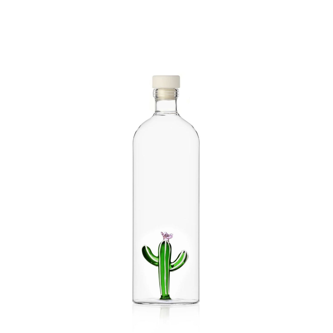 ICHENDORF Desert Plants Cactus Bottiglia Cactus Verde 28cm 1,15 lt Vetro Borosilicato