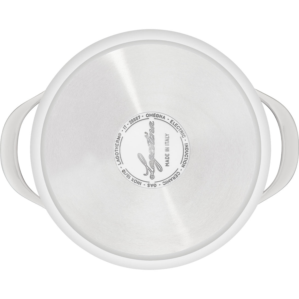 LAGOSTINA Orchestra Pentola con Coperchio 24cm Acciaio Inox Made in Italy