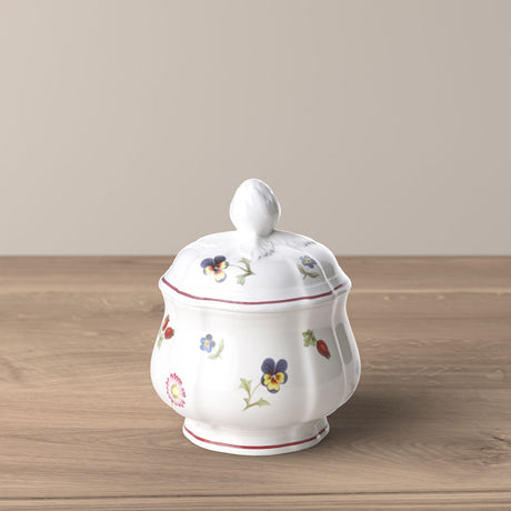 Zuccheriera Petite Fleur Villeroy & Boch in porcellana decoro floreale 200 ml