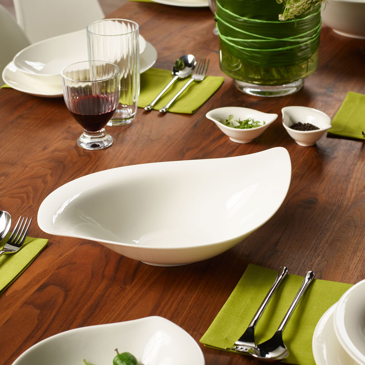 VILLEROY & BOCH New Cottage Special Serve Salad Ciotola Coppa Insalatiera 36x24cm