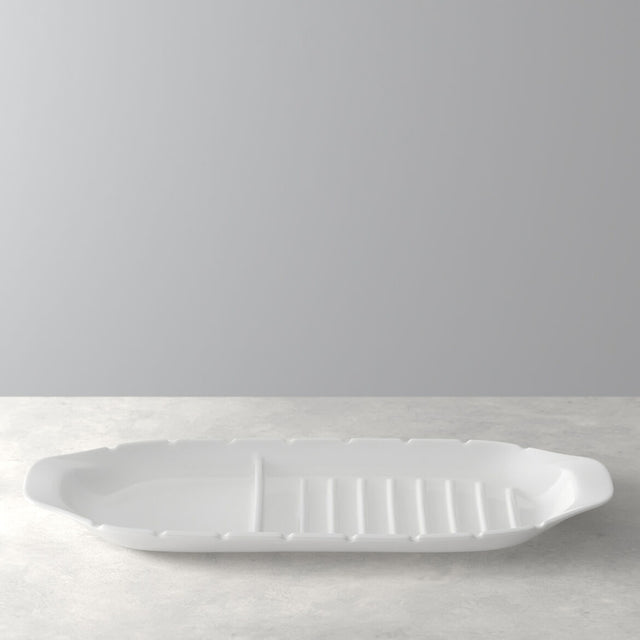 VILLEROY & BOCH BBQ Passion Piatto a Servire Vassoio per Spiedini XL 52x22cm