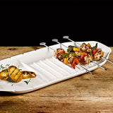 VILLEROY &amp; BOCH BBQ Passion Serving Plate Tray for Skewers XL 52x22cm