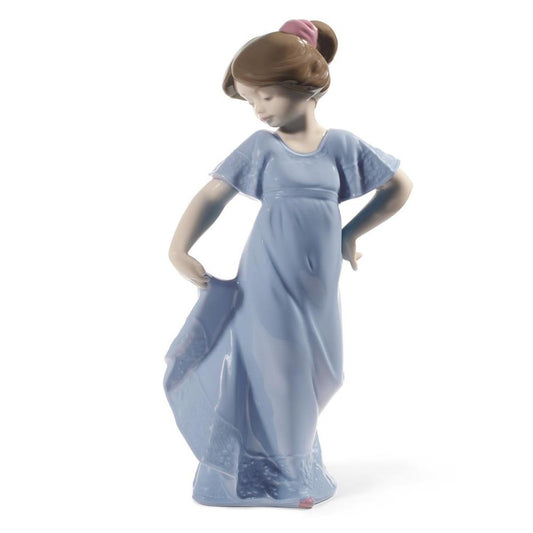 NAO Statua Statuina Bambina Carina Edizione Speciale 22cm Porcellana
