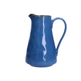 ROSE & TULIPANI Concerto Brocca Caraffa 1700ml Blu Avio Stoneware