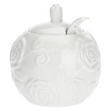 LA PORCELLANA BIANCA Florentina Sugar Bowl with Spoon 250cc White