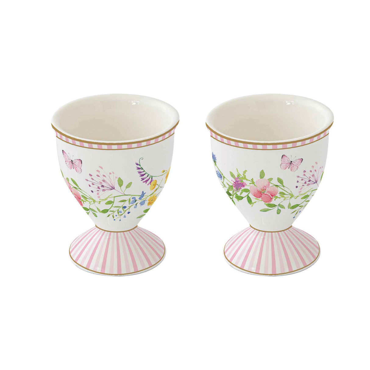 EASY LIFE Happy Easter Set 2 Portauovo 6,5cm Porcellana Tavola di Pasqua