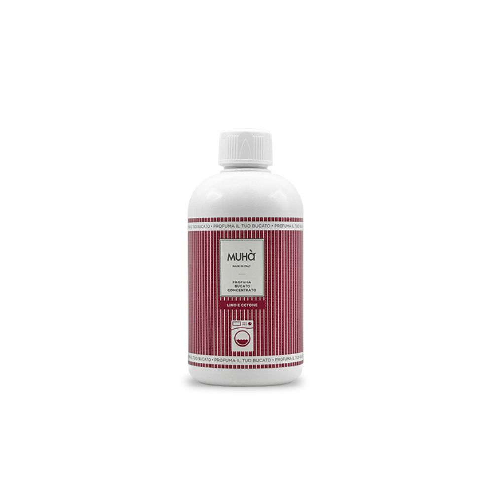 MUHA' Profumo Bucato Lavatrice 400ml Lino e Cotone