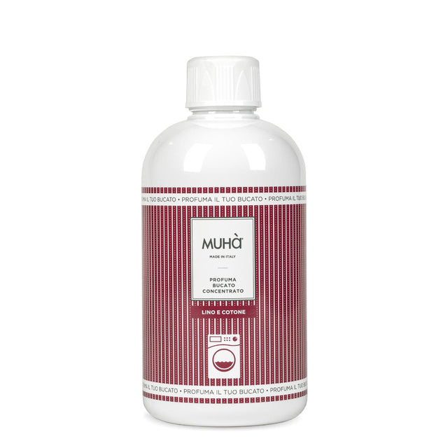 Flacone profumo bucato Muhà fragranza Lino e Cotone 400 ml