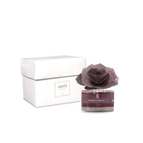 MUHA' Rosa 50ml Profumatore D'Ambiente Diffusore Vaniglia e Liquirizia