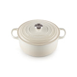 LE CREUSET Cocotte Rotonda Evolution 26cm Meringa Ghisa Vetrificata