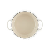 LE CREUSET Cocotte Rotonda Evolution 26cm Meringa Ghisa Vetrificata
