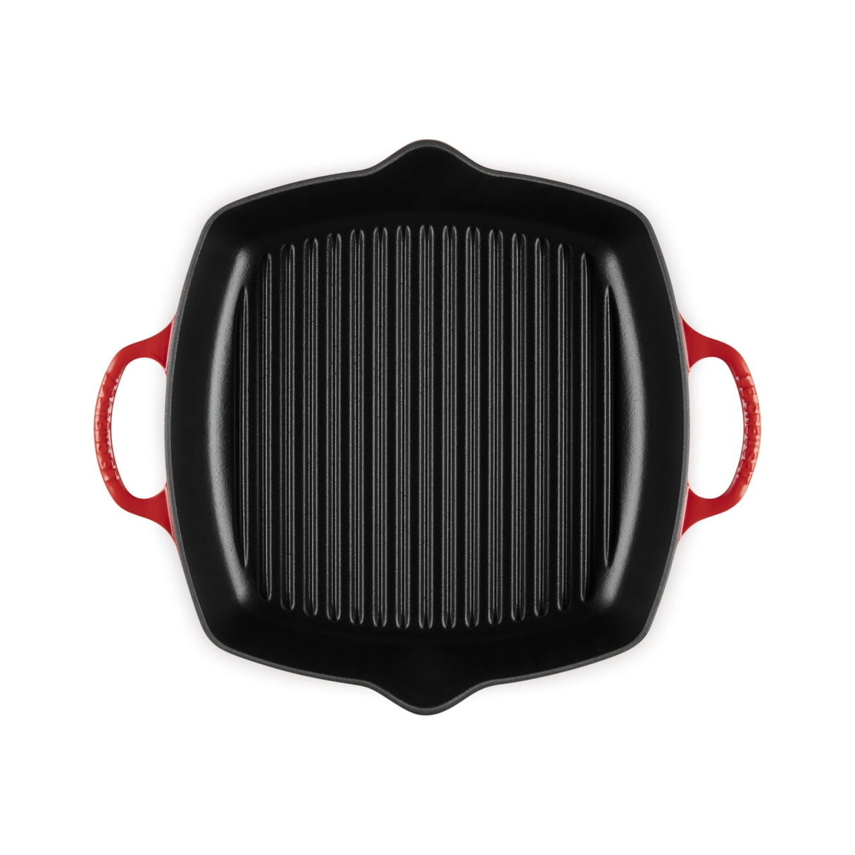 LE CREUSET Grill Quadrato Profondo Evolution 30cm Ghisa Vetrificata Ciliegia