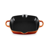 LE CREUSET Deep Square Grill Evolution 30cm Orange Vitrified Cast Iron