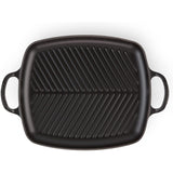 LE CREUSET Grill Griglia Rettangolare Evolution 30x27cm Ghisa Vetrificata Nero