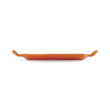 LE CREUSET Grill Griglia Rettangolare Evolution 30x27cm Ghisa Vetrificata Arancio