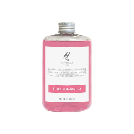 HYPNO CASA Ricarica Refill per Diffusore Profumatore 500ml Fiori di Magnolia