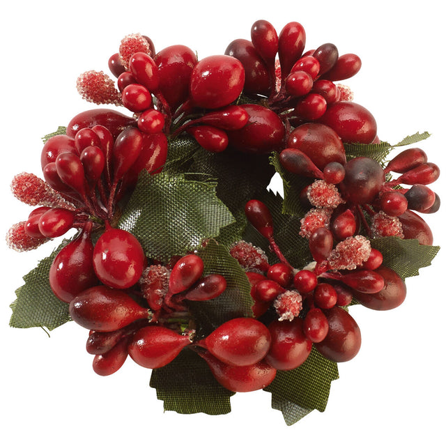 VILLEROY & BOCH Winter Collage Accessoires Portatovagliolo Bacche Rosse 6cm Tavola di Natale
